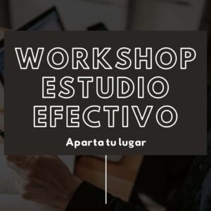 Workshop estudio efectivo aparta lugar